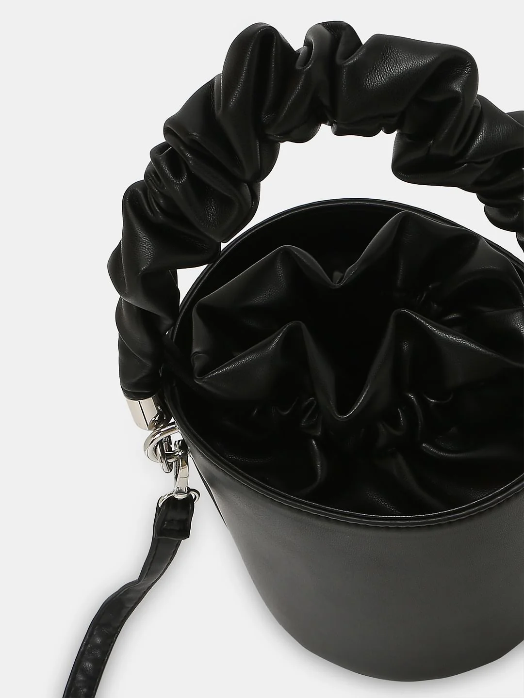 Black Bucket Bag - Image 4