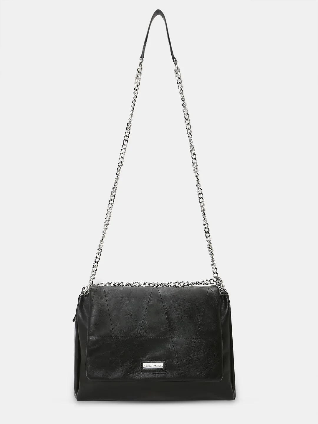 Black Pu Sling Bag - Image 2