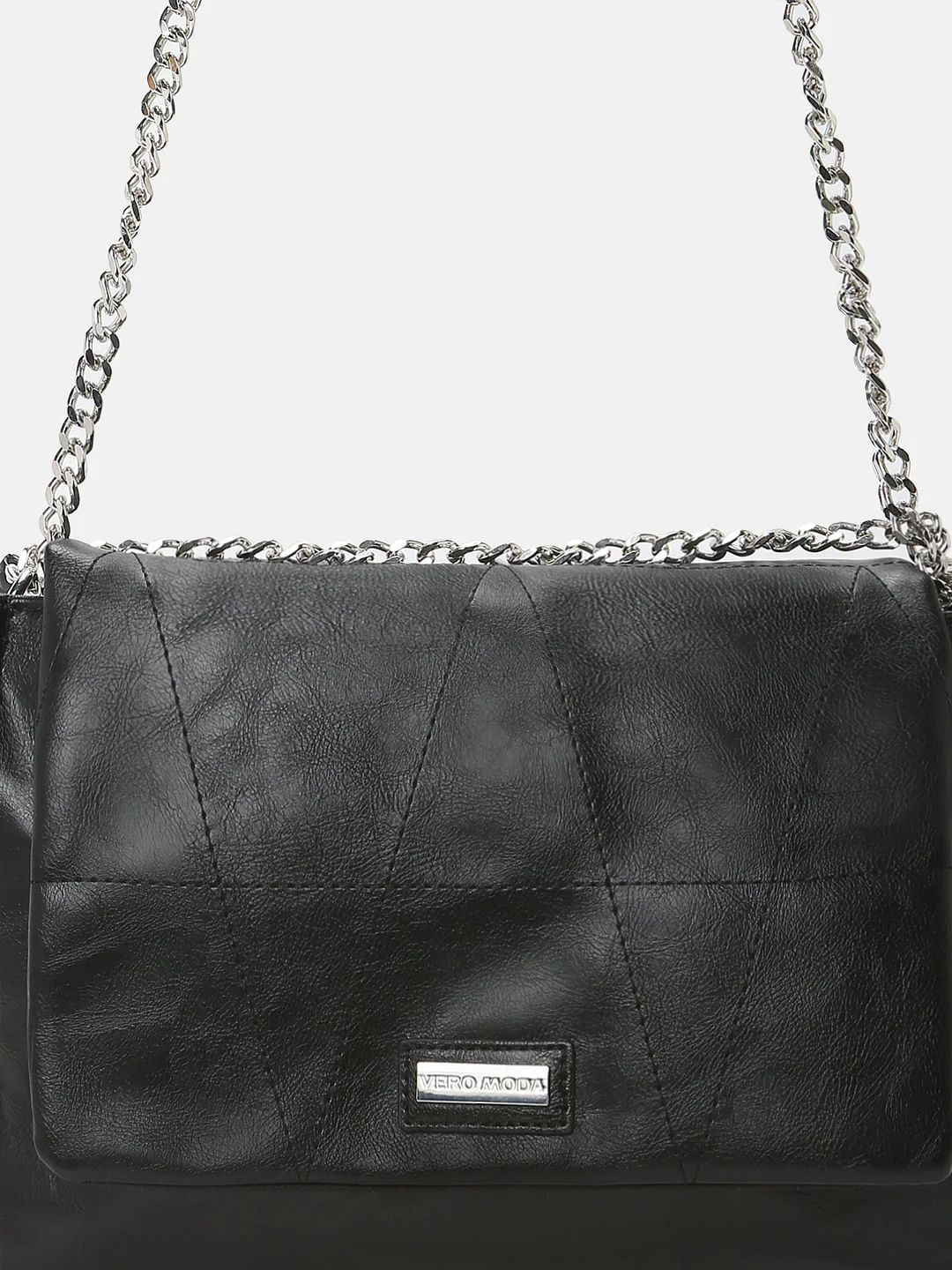 Black Pu Sling Bag - Image 3