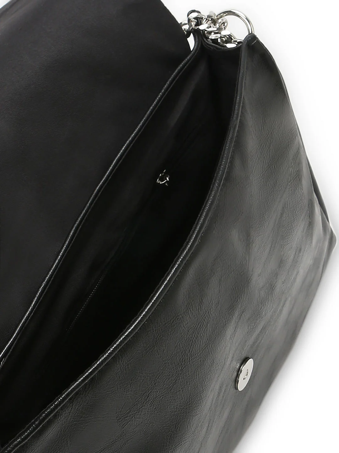 Black Pu Sling Bag - Image 4