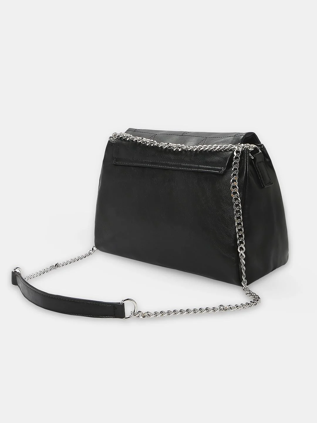 Black Pu Sling Bag - Image 5