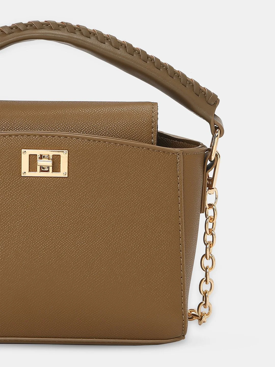 Beige Small Handbag - Image 4