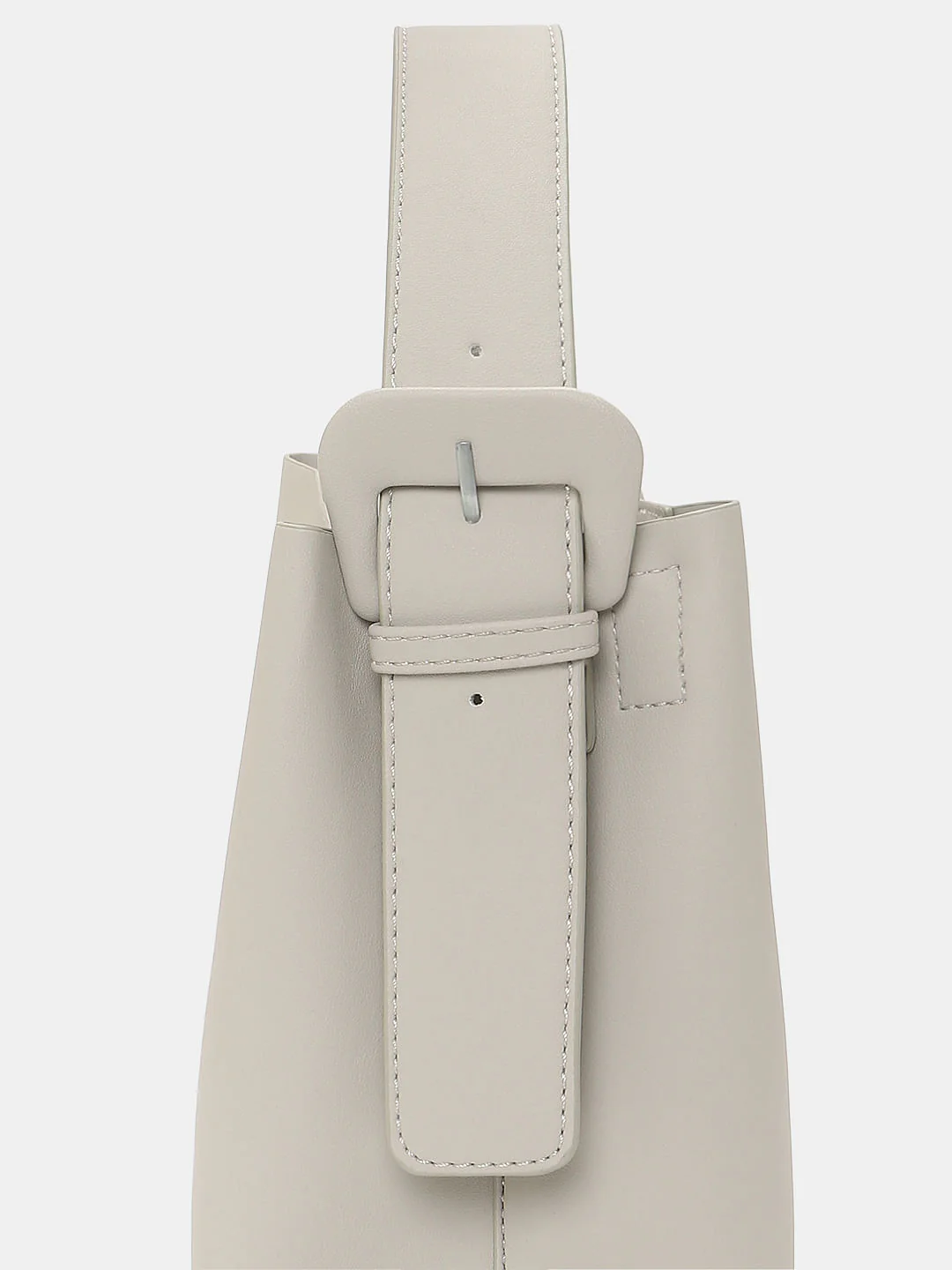 White Pu Small Handbag - Image 3