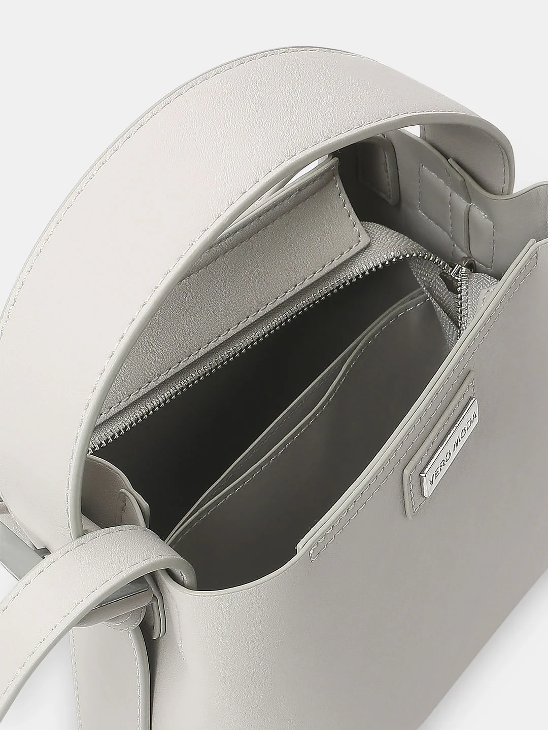 White Pu Small Handbag - Image 5
