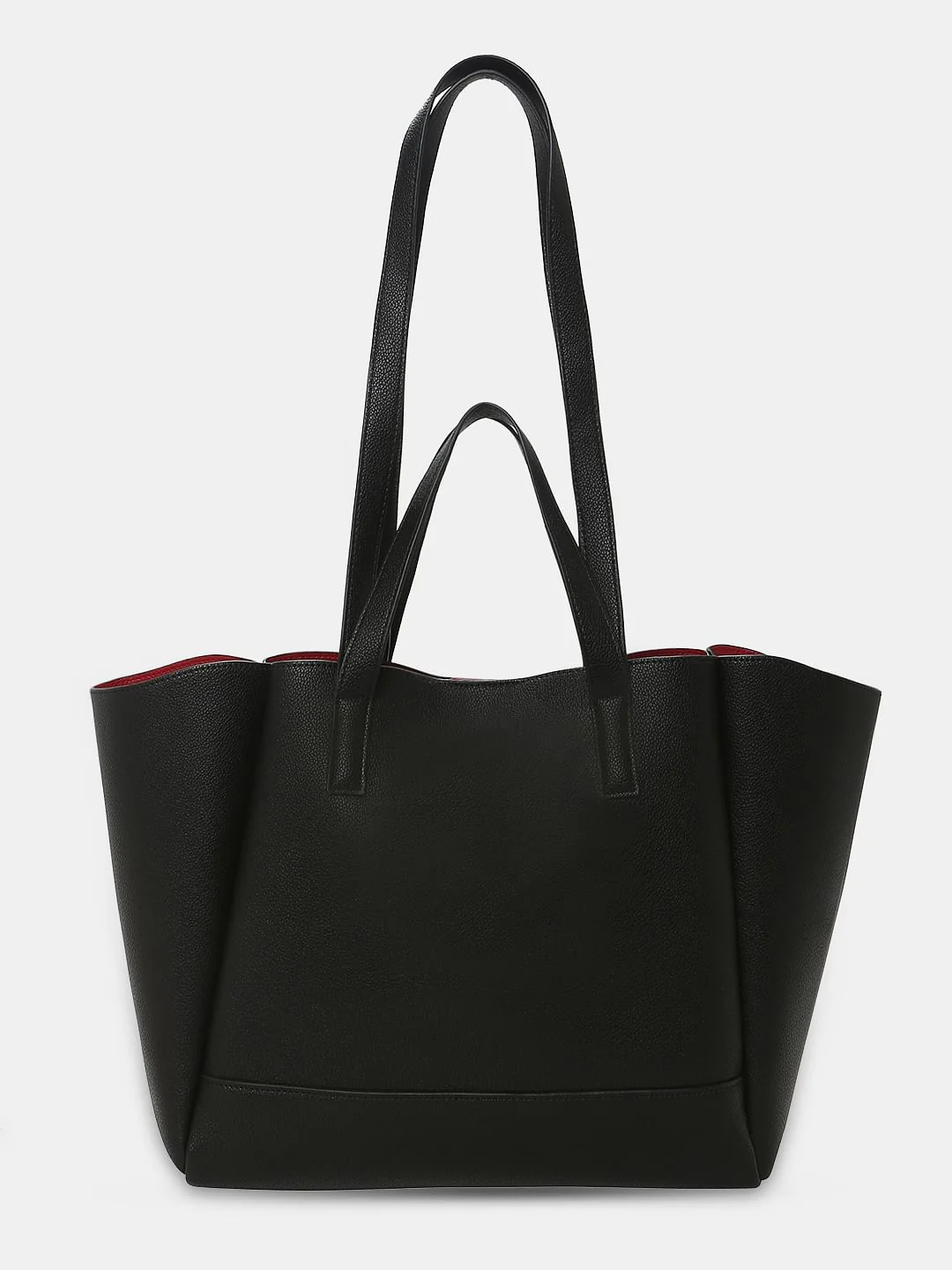 Black Pu Tote Bag - Image 2