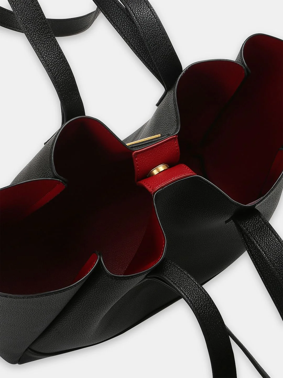 Black Pu Tote Bag - Image 4