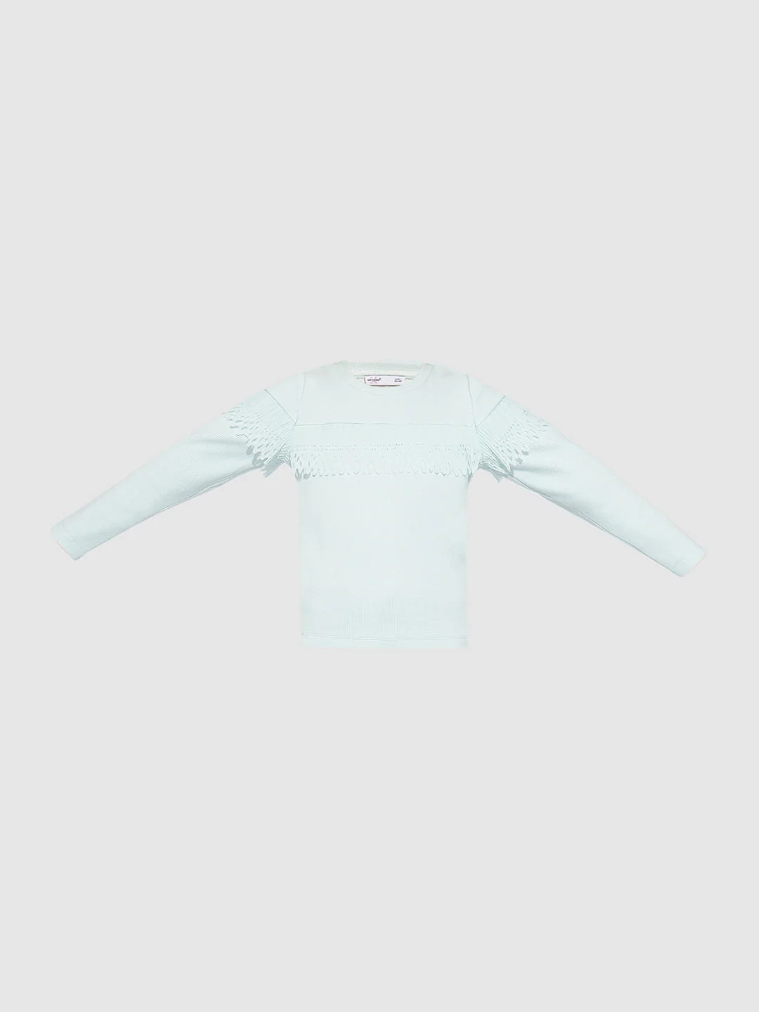 Girls Turquoise Full Sleeves Top - Image 6