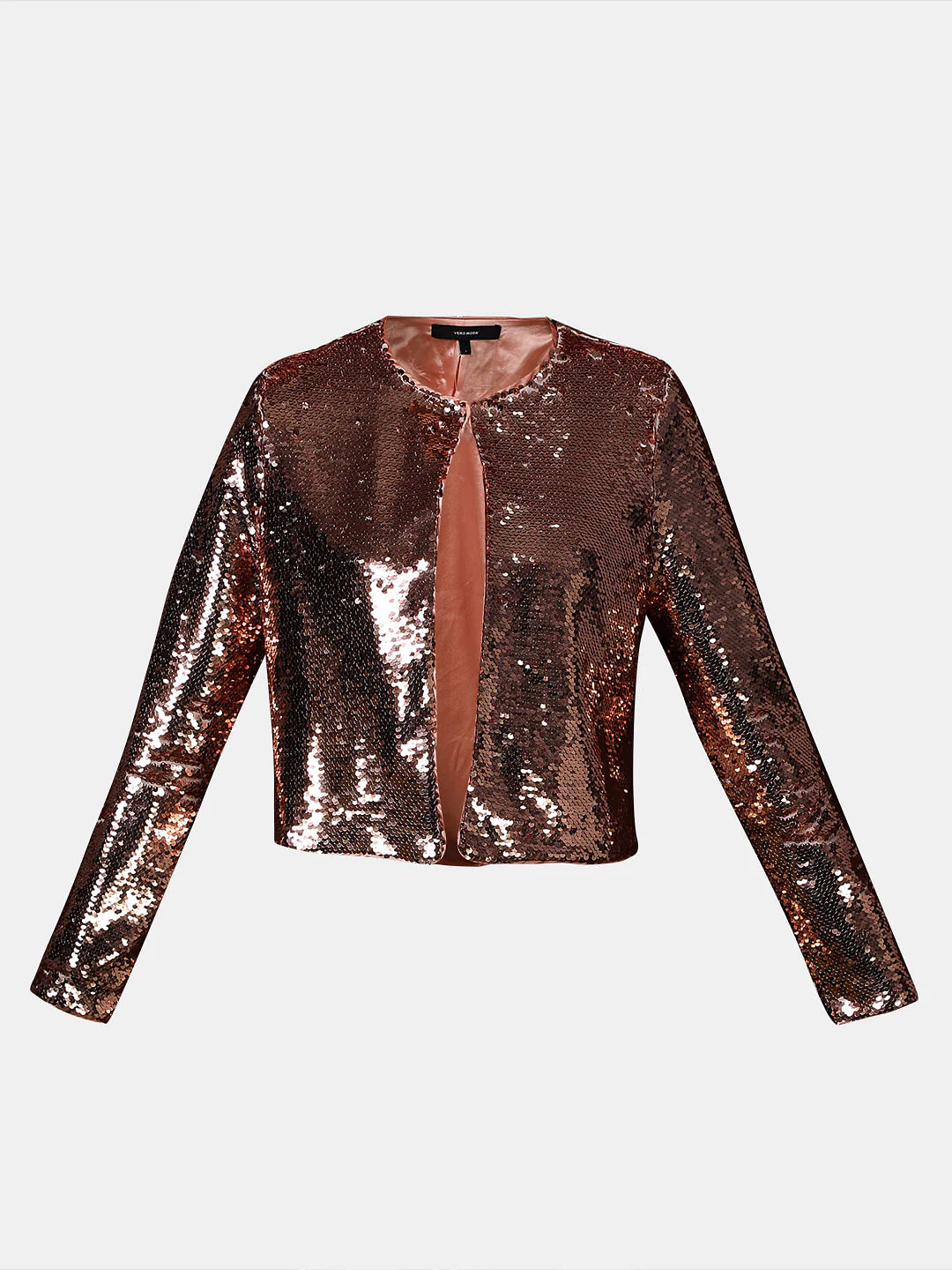 Rose Gold Sequined Co-Ord Set Jacket - Image 7