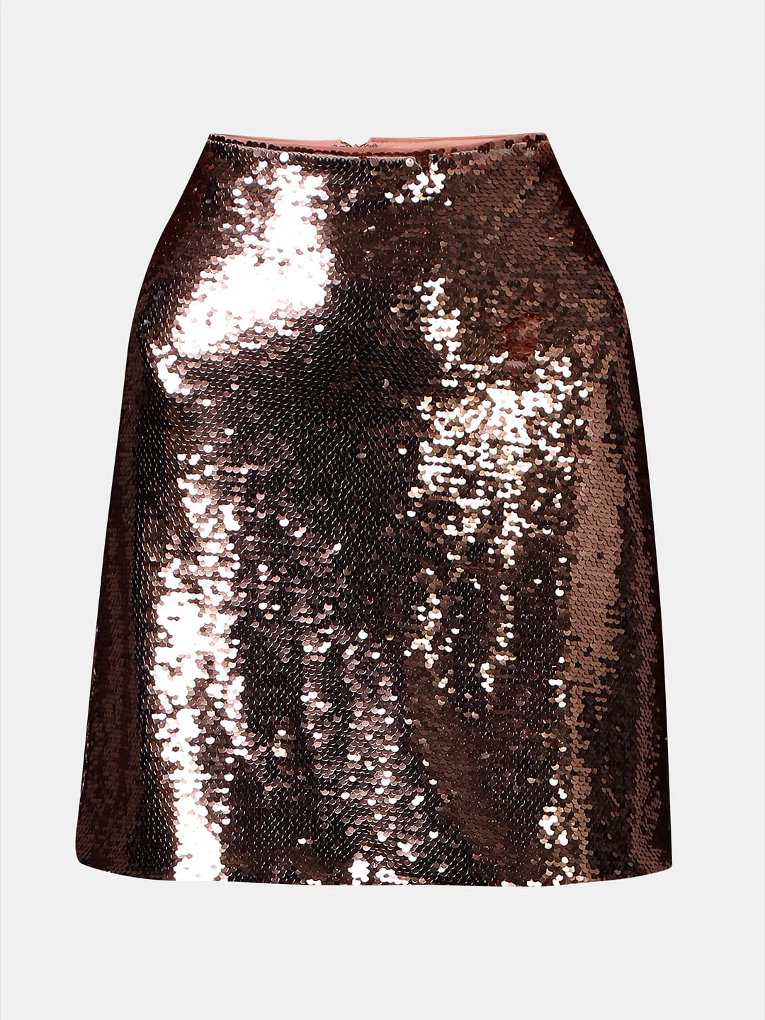 Rose Gold Sequined Co-Ord Set Skirt - Image 7