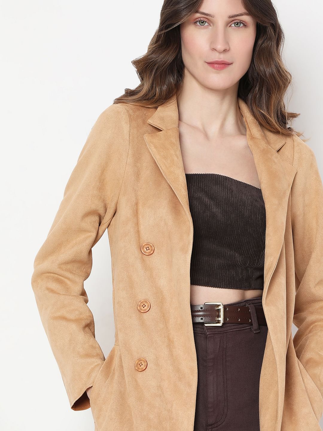 Brown Suede Coat - Image 6