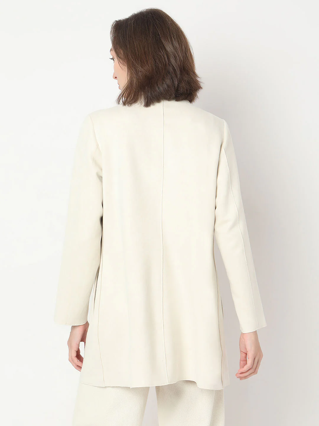 Beige Suede Jacket - Image 4