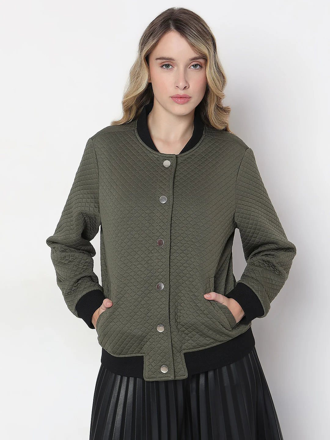 Green Bomber Jacket - Image 2