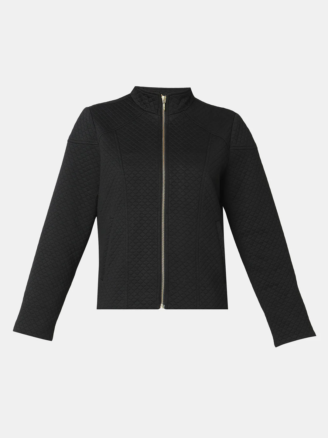 Black Quilted Jacket - Image 7