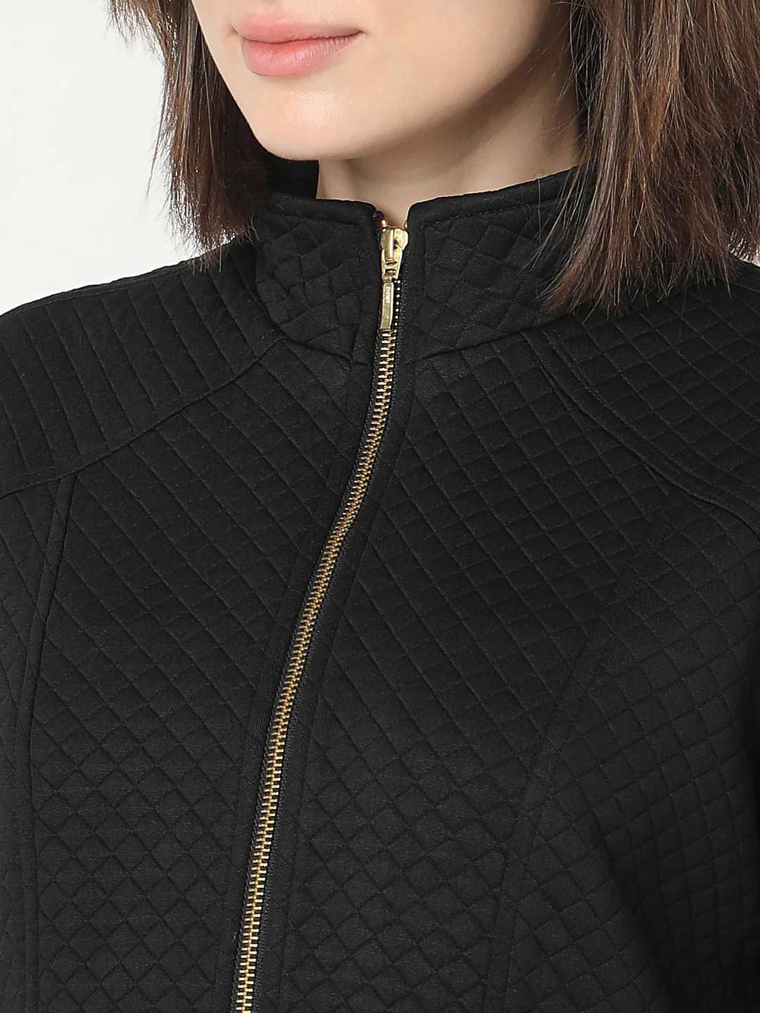 Black Quilted Jacket - Image 8