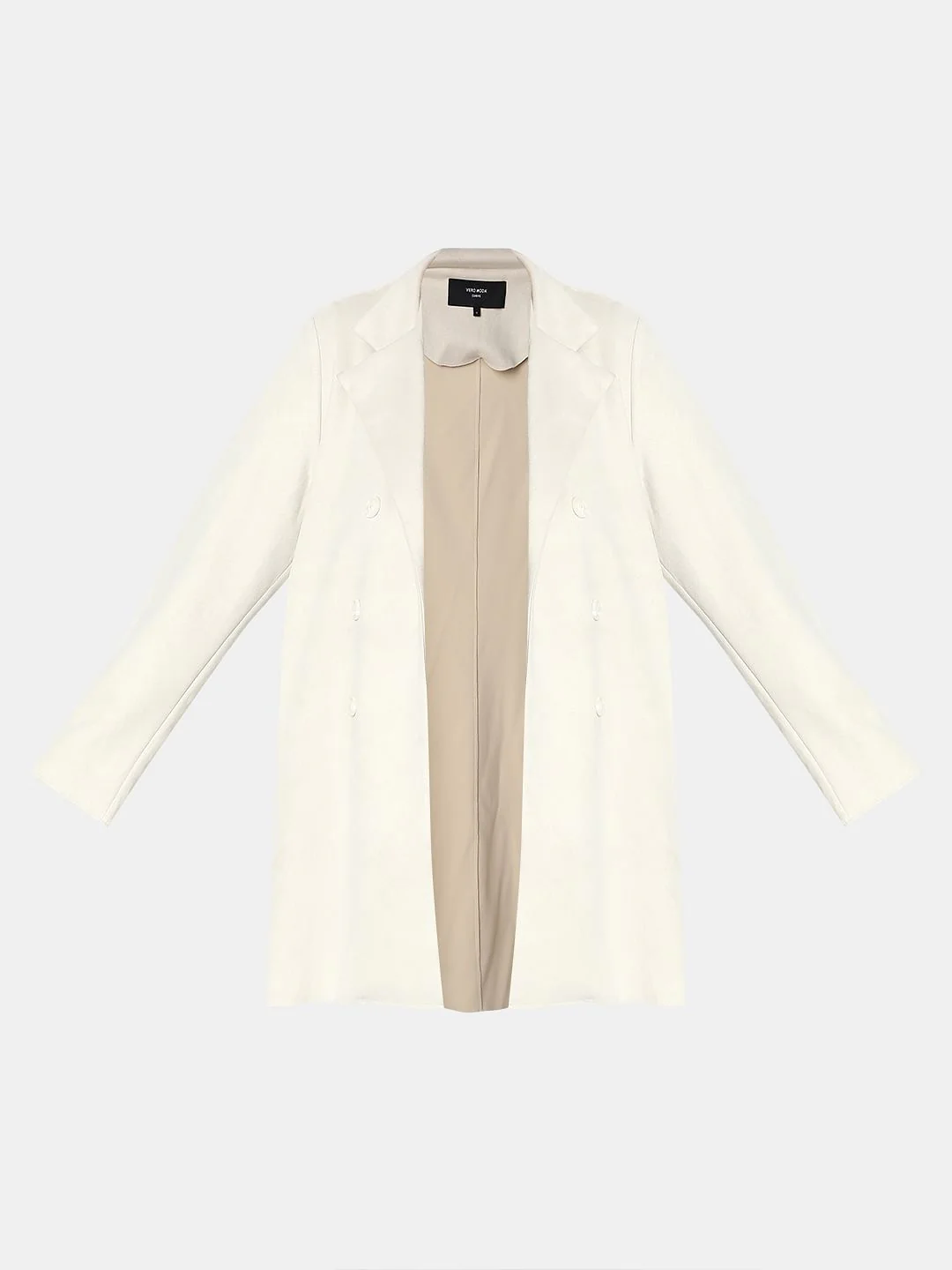 Curve Off-White Suede Jacket - Image 7