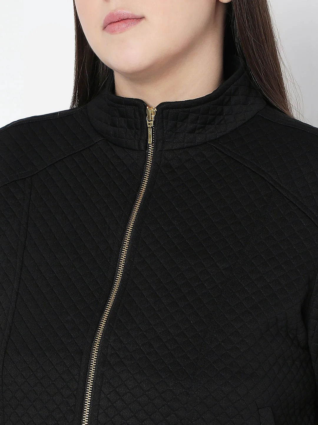 Curve Black Quilted Jacket - Image 8