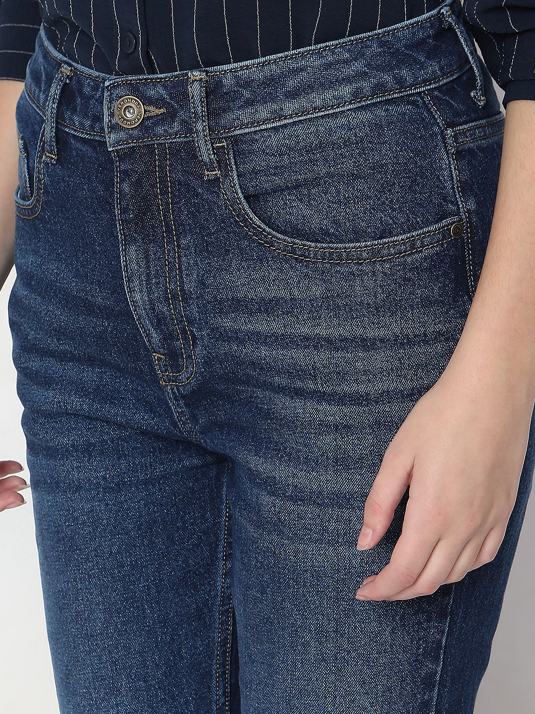 Blue Bootcut Jeans - Image 8