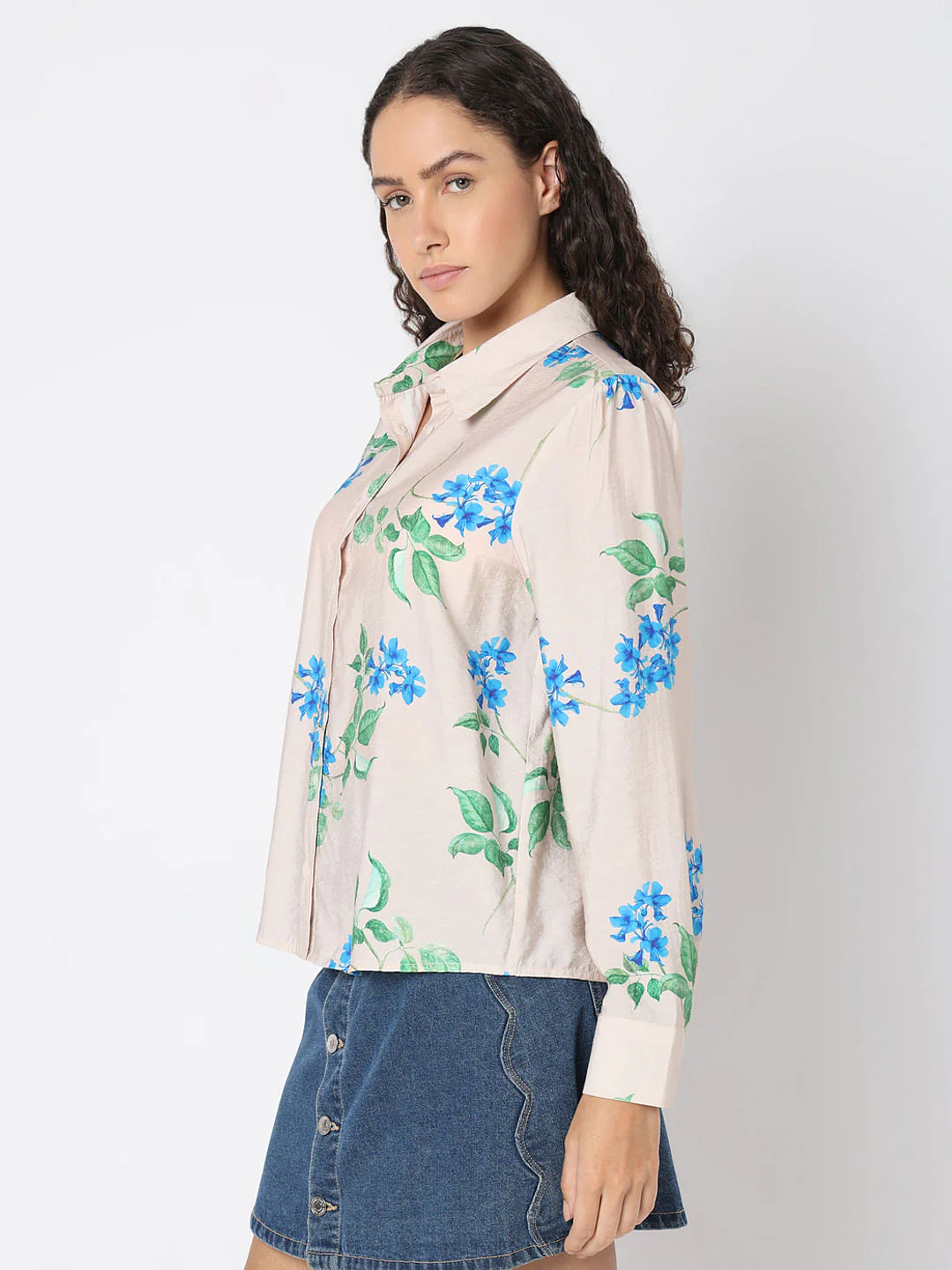Off-White Floral Shirt - Image 3