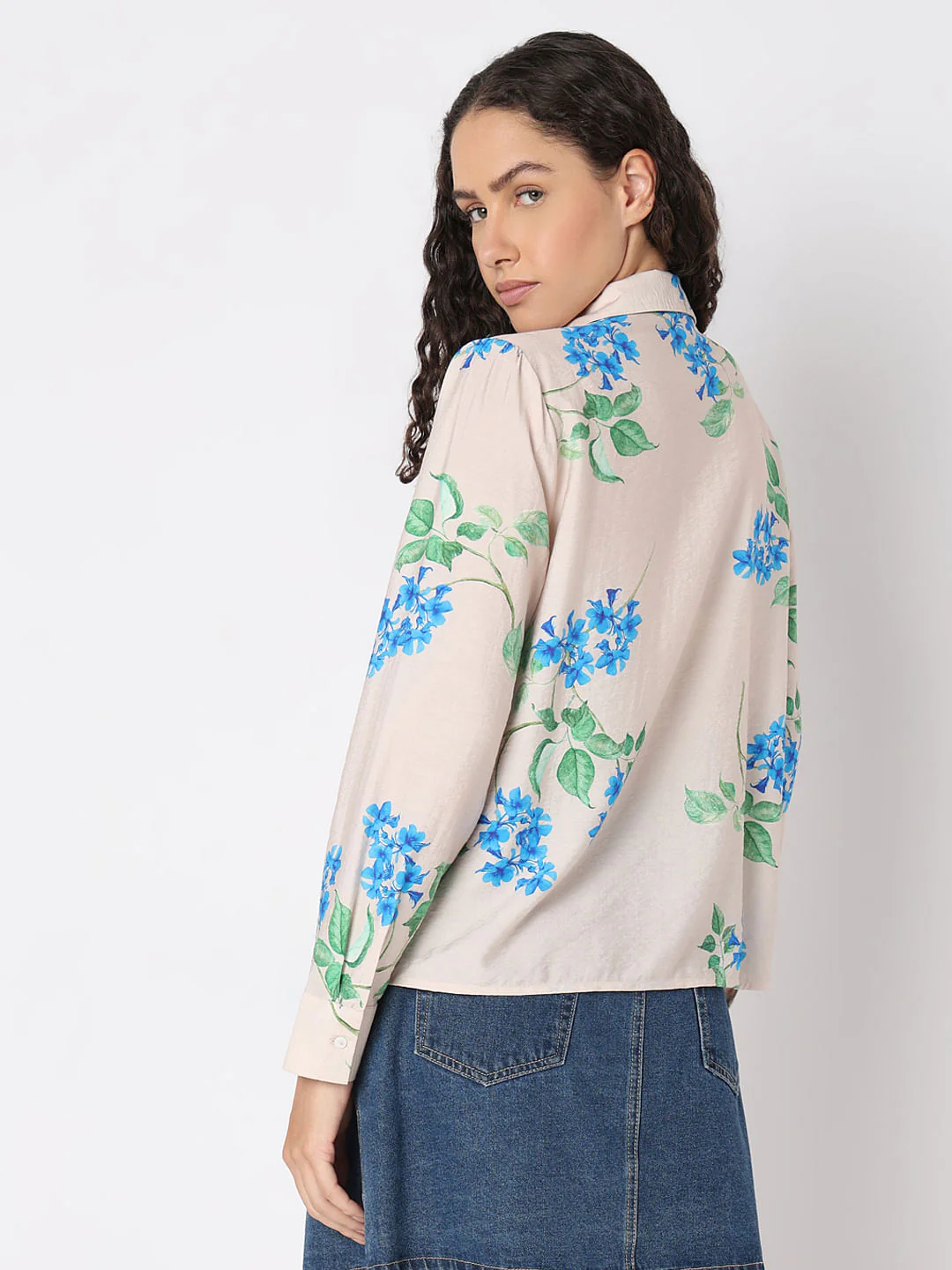 Off-White Floral Shirt - Image 4