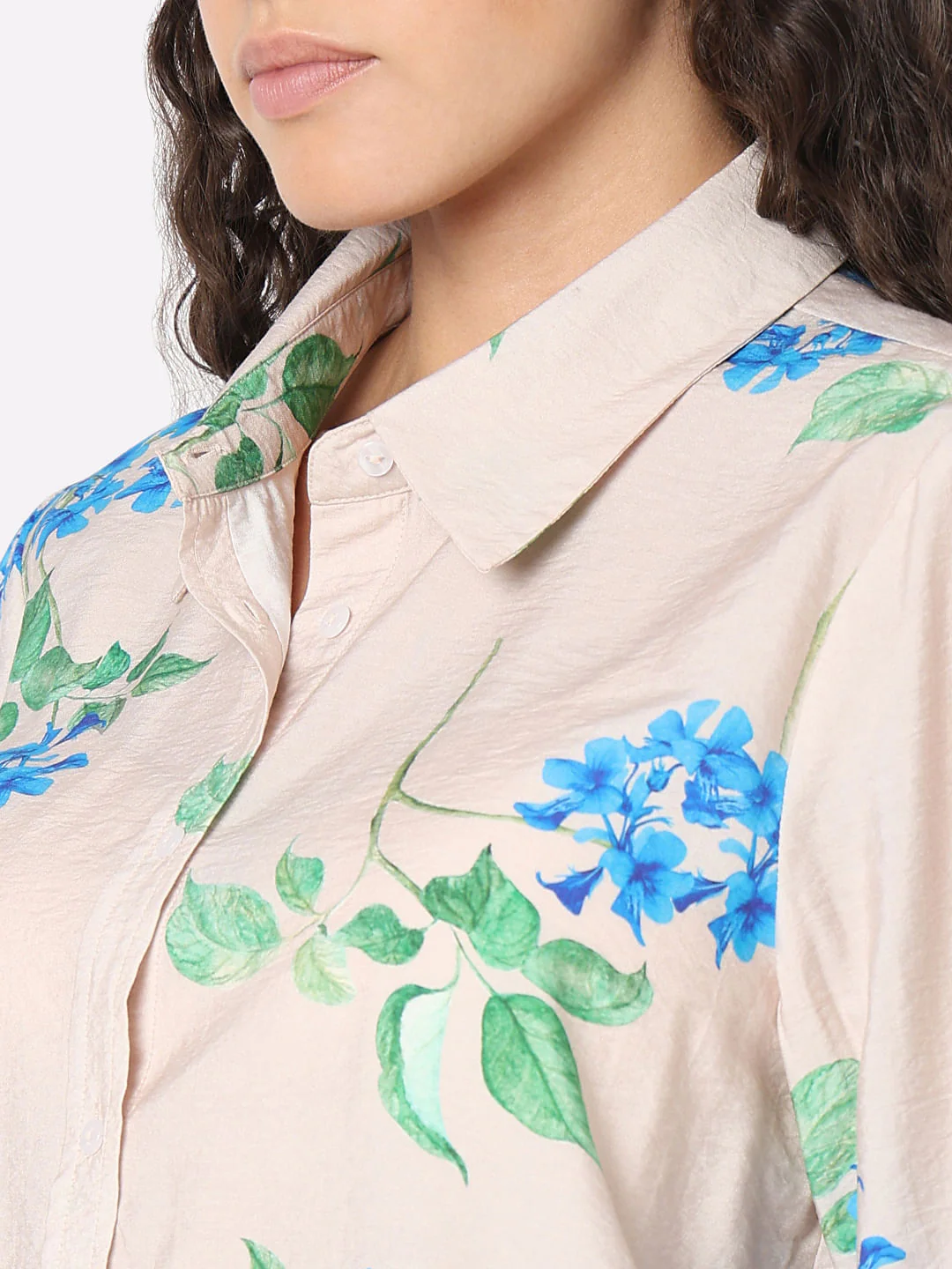 Off-White Floral Shirt - Image 8