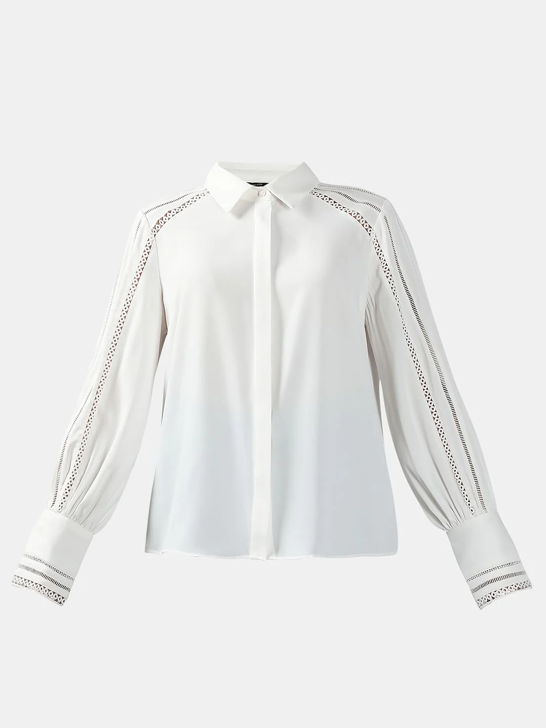 White Full Sleeves Shirt - Image 7