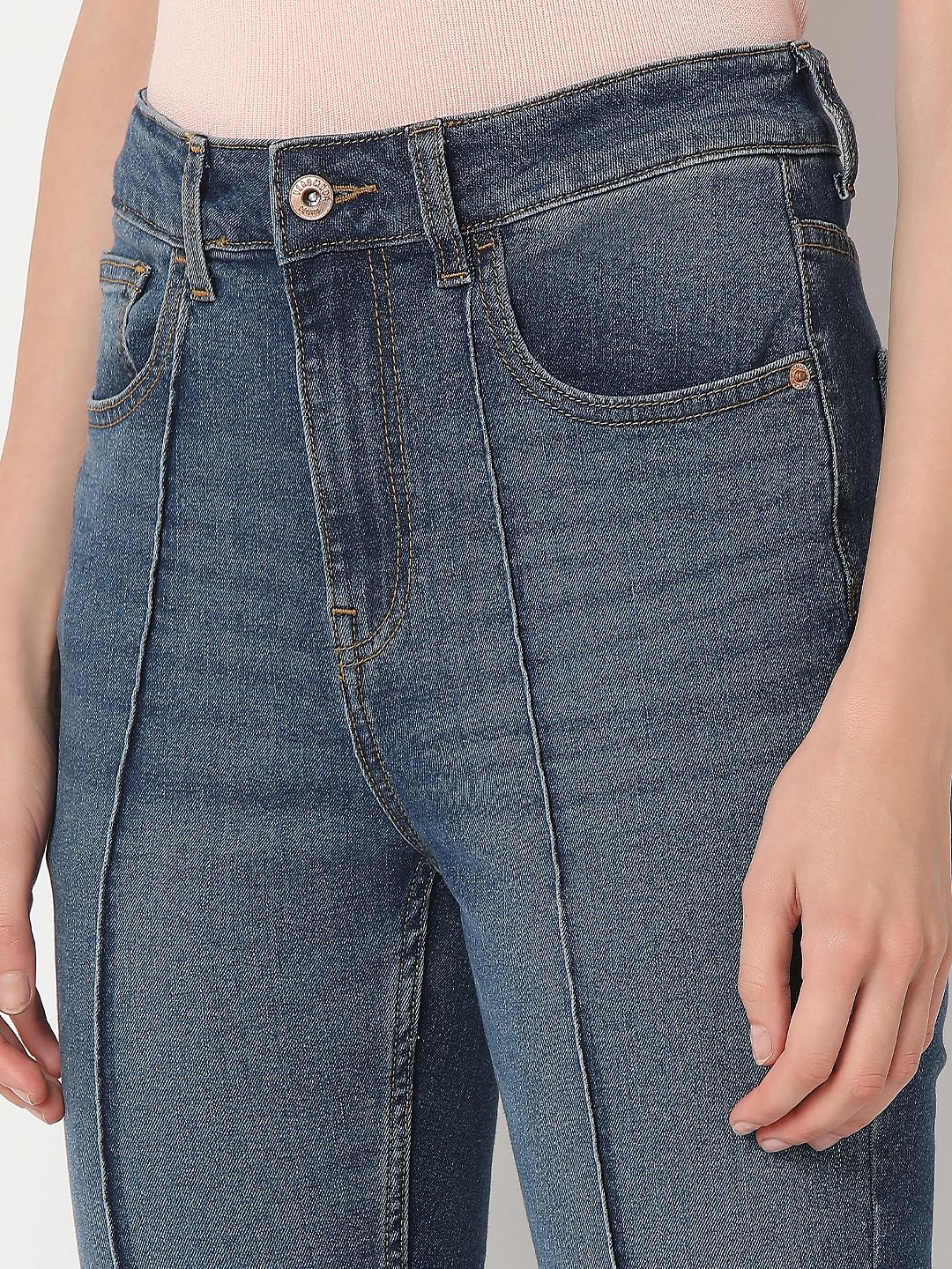 Dark Blue Bootcut Jeans - Image 8
