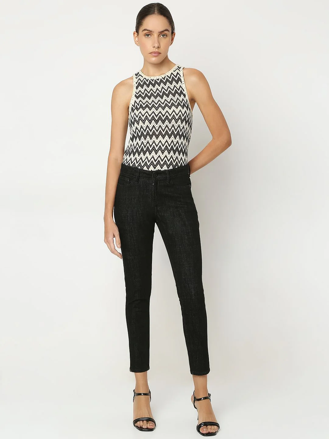 Black Skinny Fit Jeans - Image 5