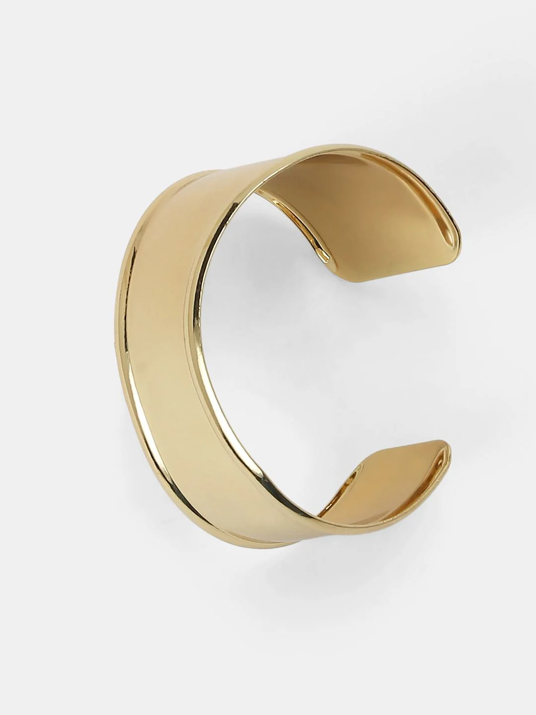 Golden Crescent Cuff Bracelet - Image 3