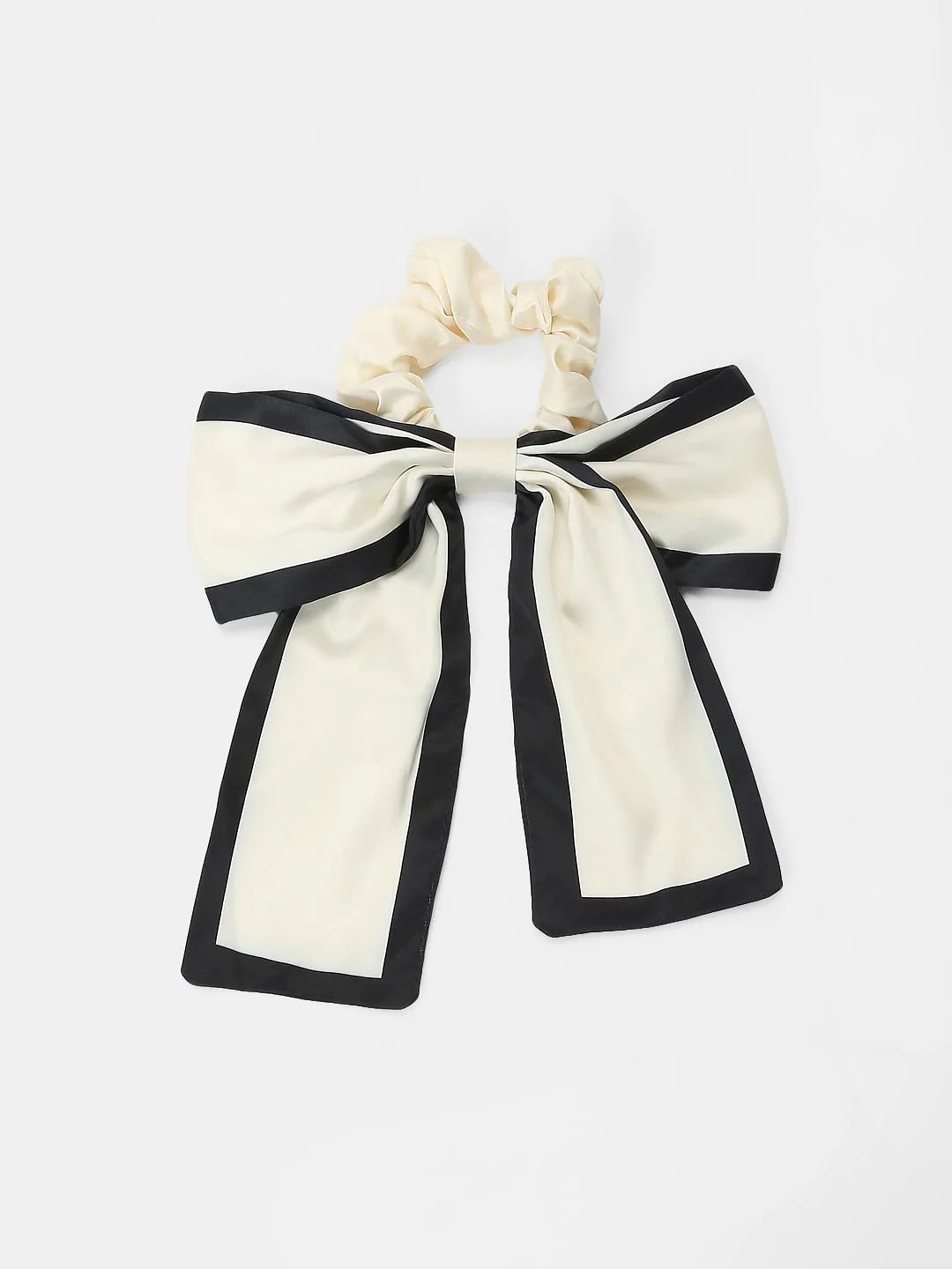 White Bow Scrunchy - Image 2