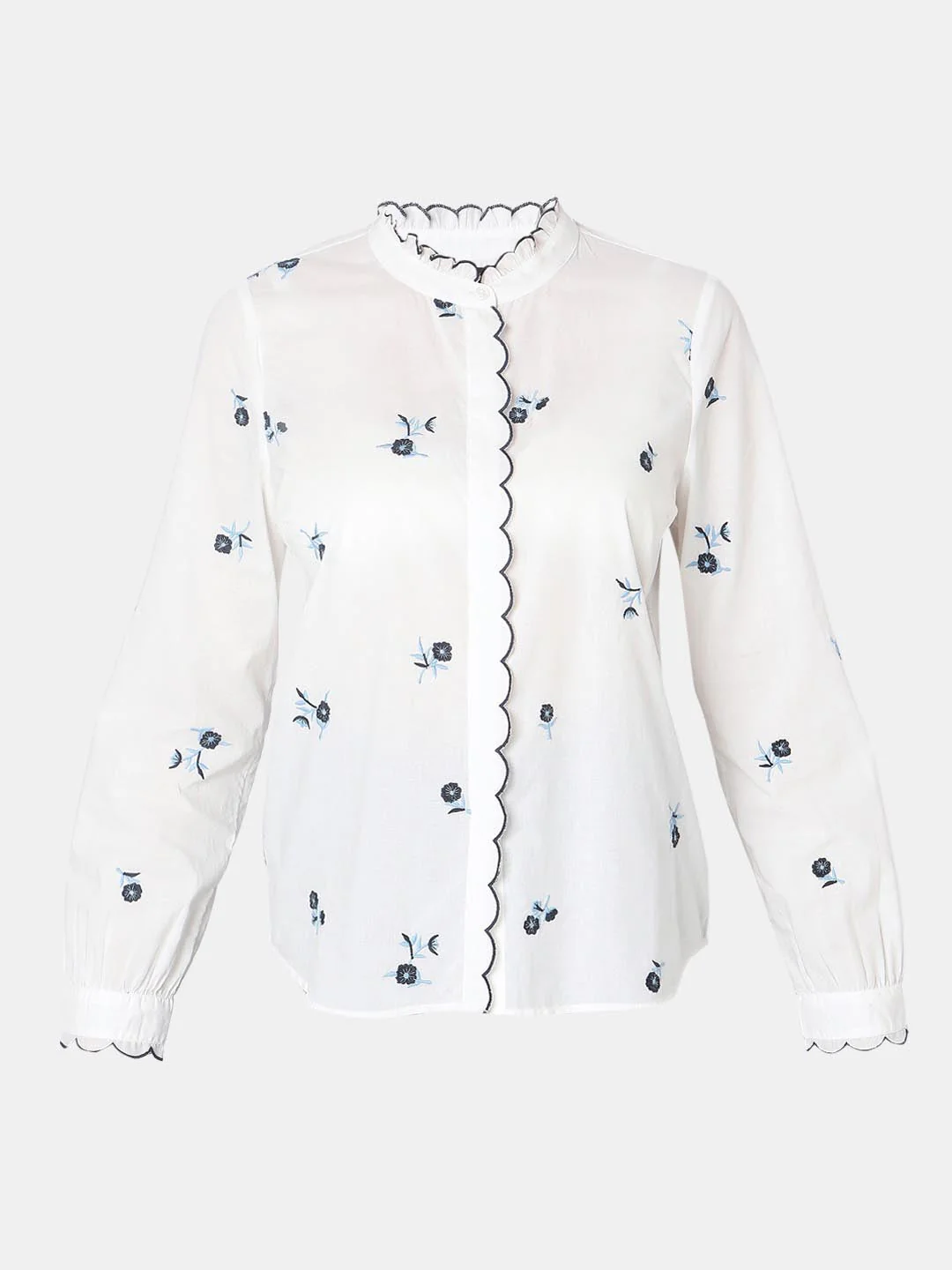 Vero Moda White Printed Cotton Shirt - Image 7