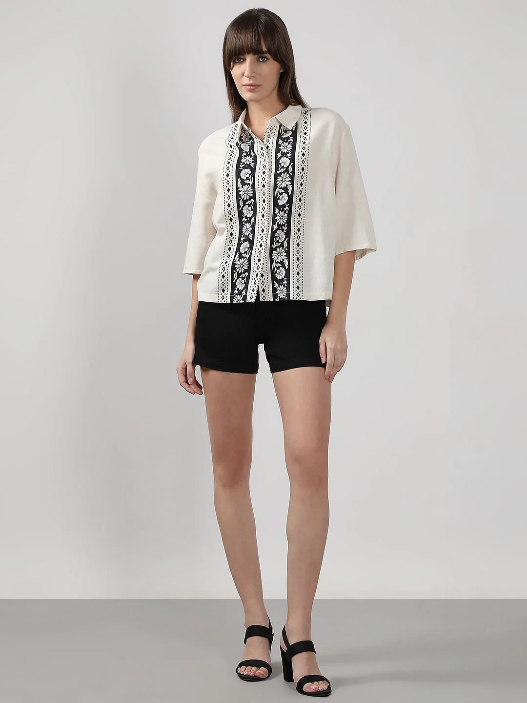 White Printed Shirt - Image 5