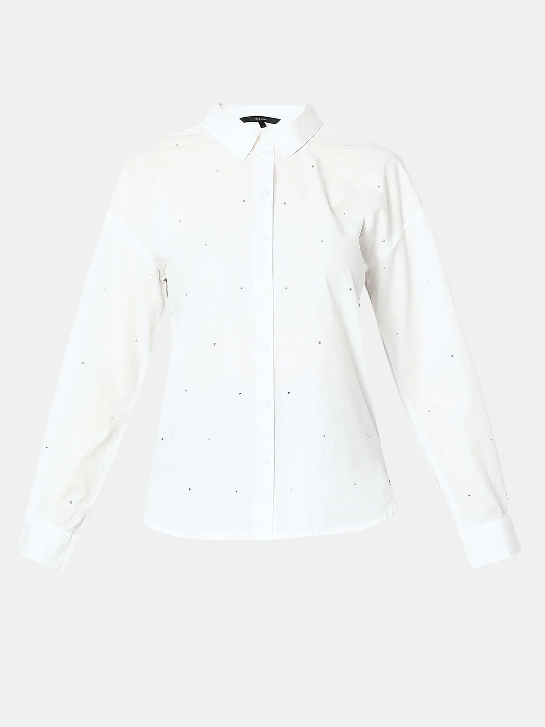 White Cotton Shirt - Image 7