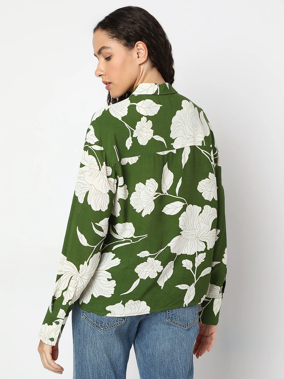 Green Floral Shirt - Image 4