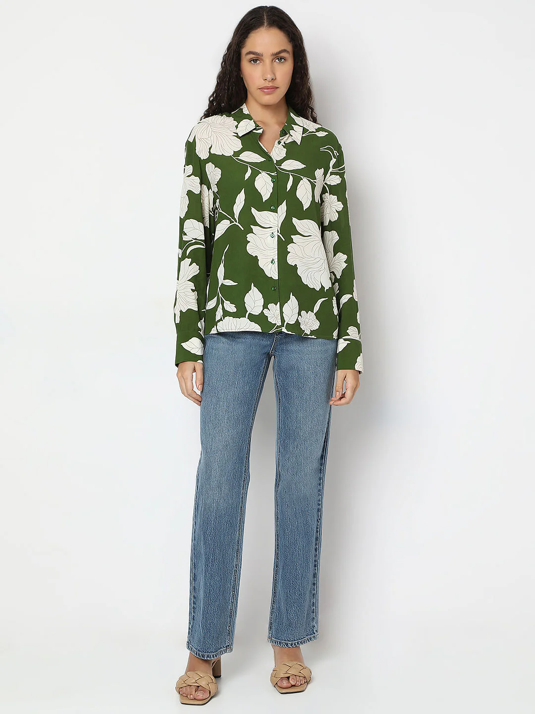Green Floral Shirt - Image 5