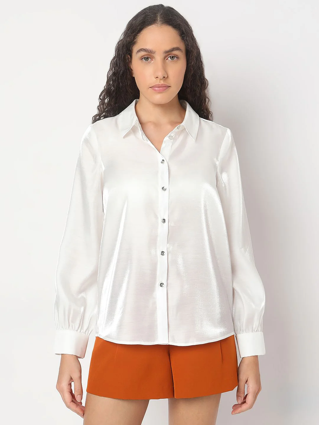 White Full Sleeves Shirt - Image 2