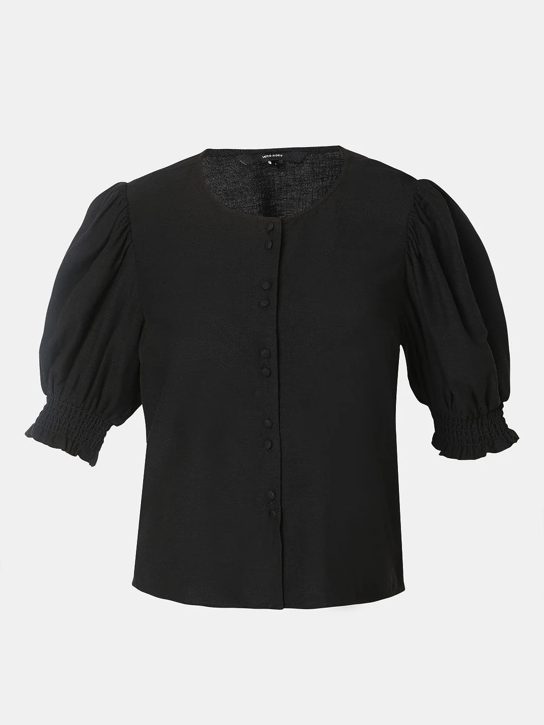 Black Round Neck Top - Image 7