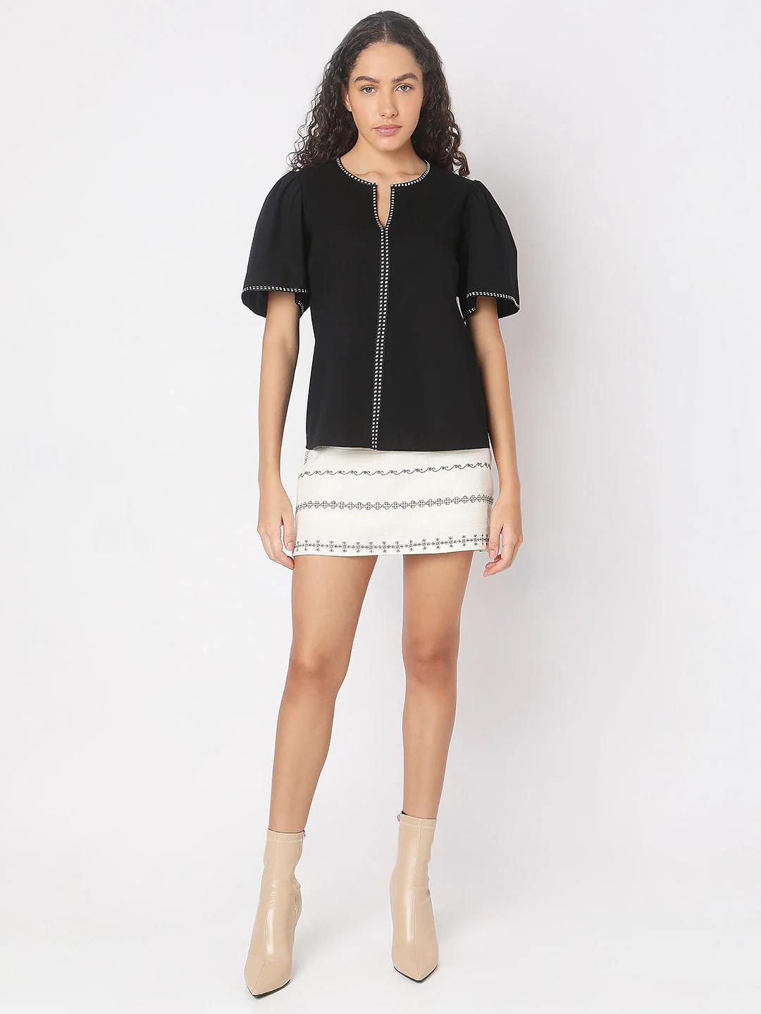 Black Cotton Shirt - Image 5