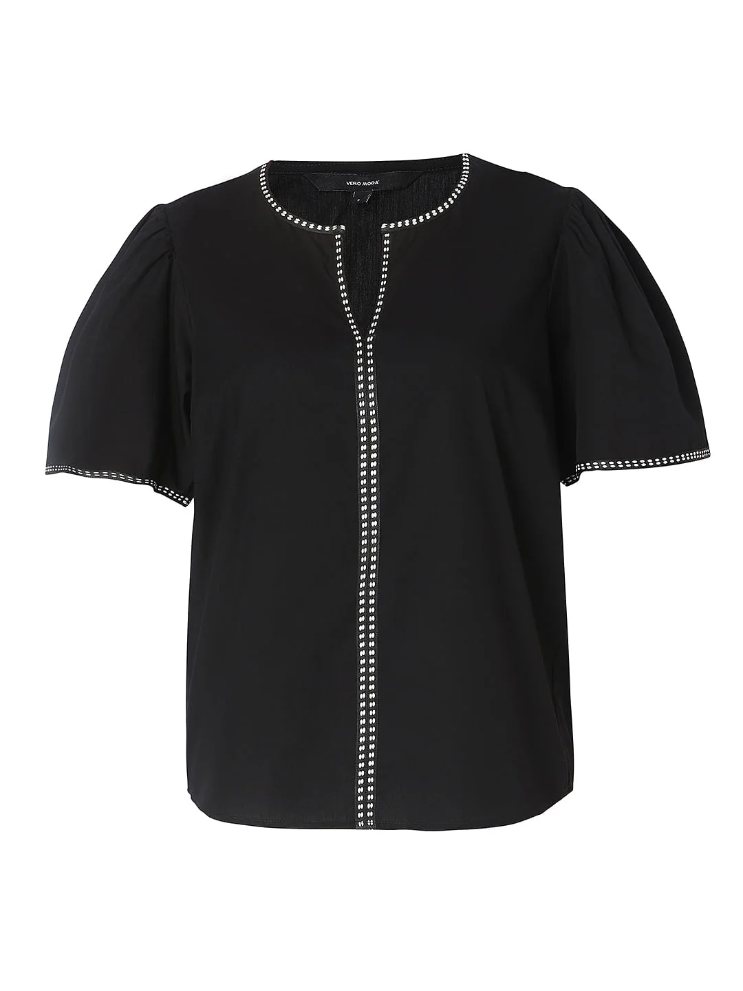 Black Cotton Shirt - Image 7