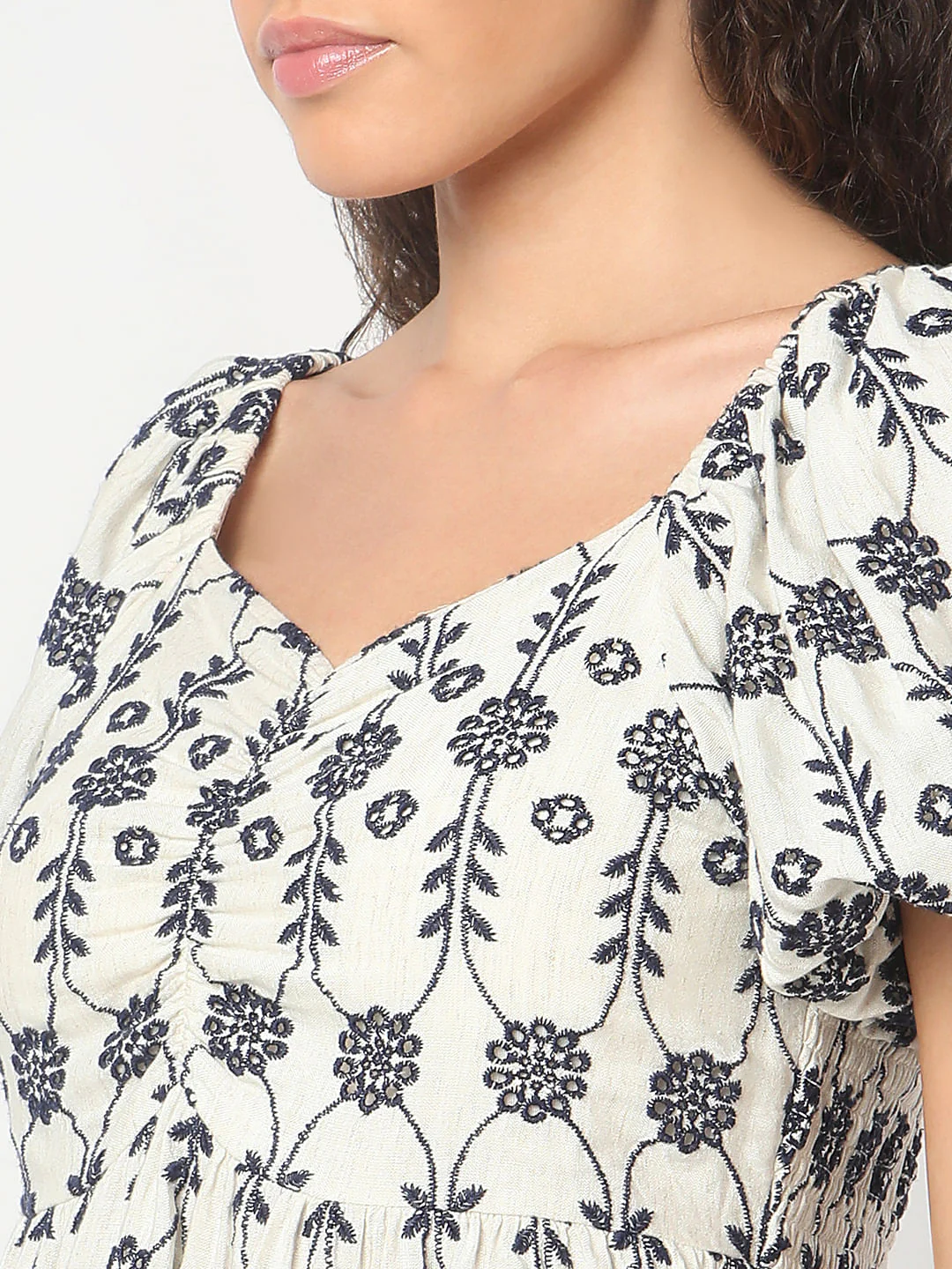 Off-White Embroidered Top - Image 8