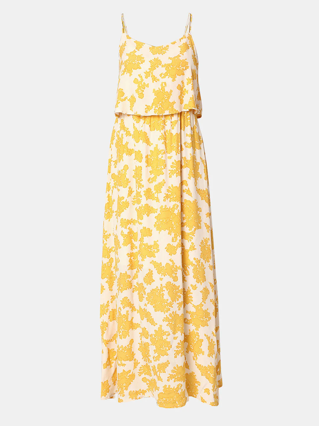 Yellow Floral Maxi Dress - Image 7