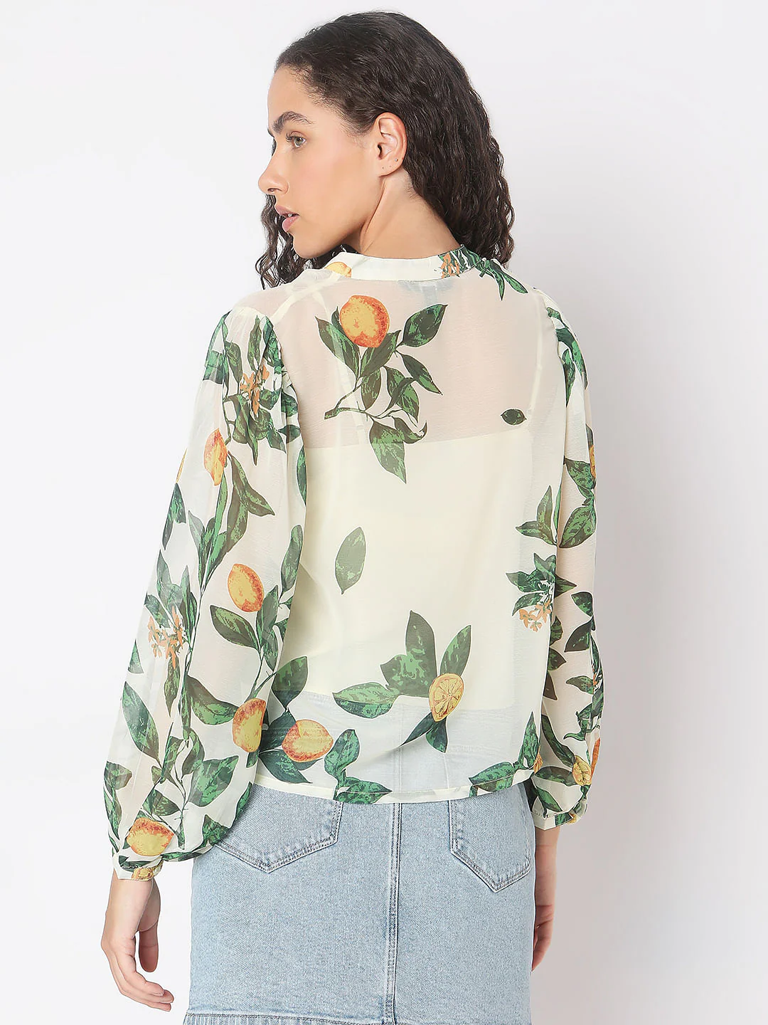 Off-White Printed Top - Image 4
