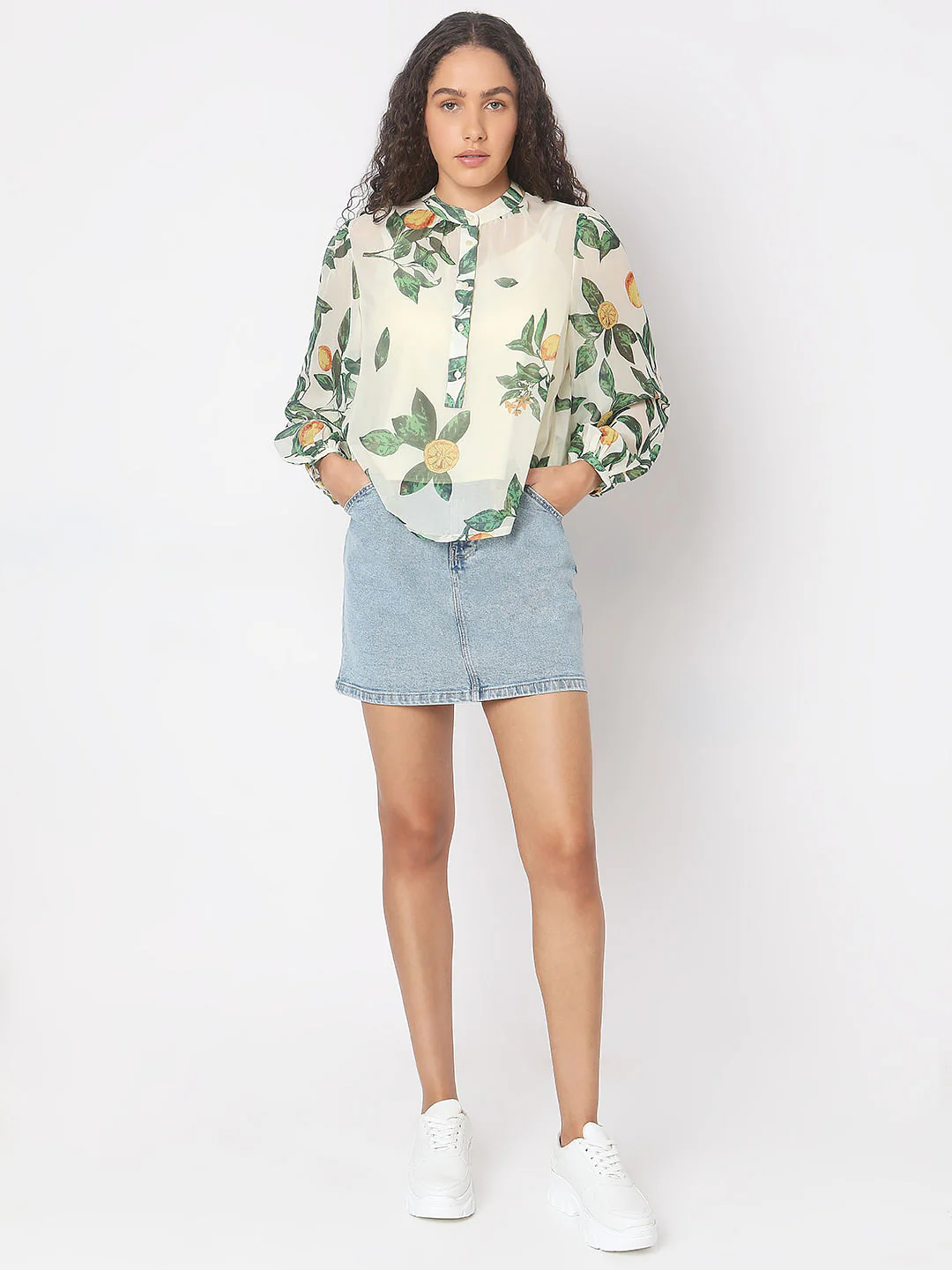 Off-White Printed Top - Image 5