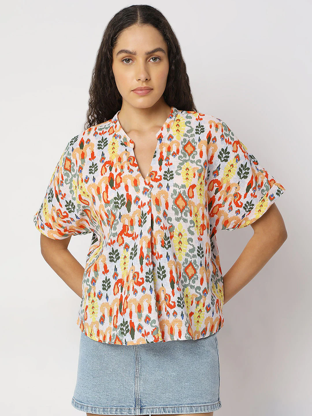 Multi-Colour Printed Top - Image 2
