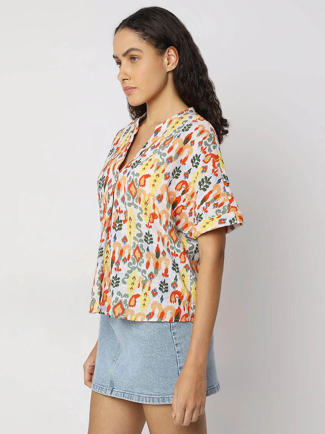 Multi-Colour Printed Top - Image 3
