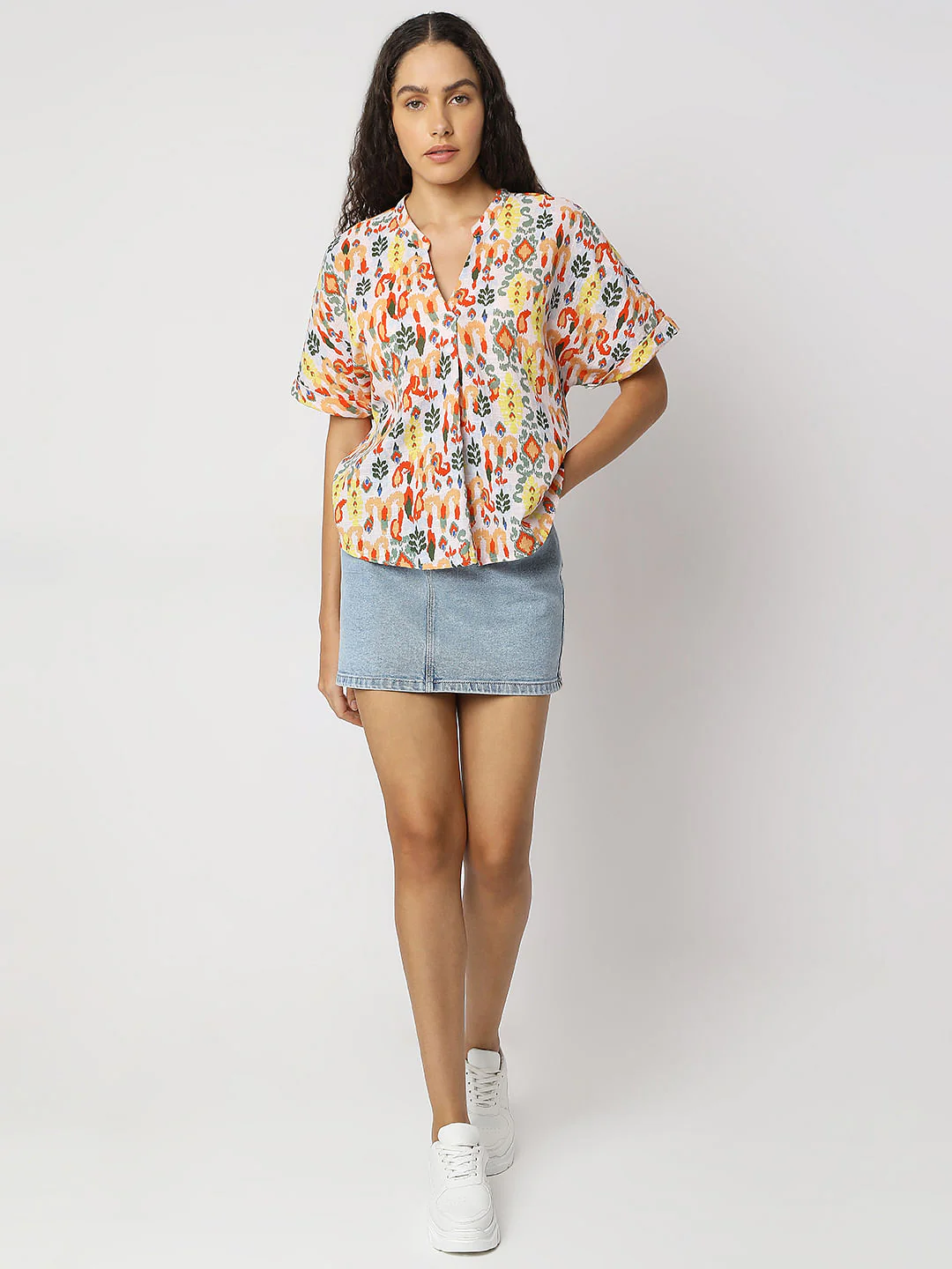 Multi-Colour Printed Top - Image 5