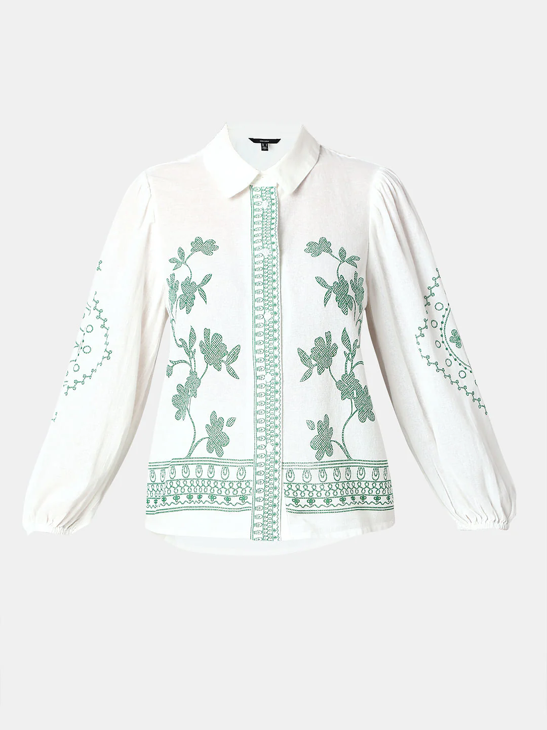 White Printed Shirt - Image 7