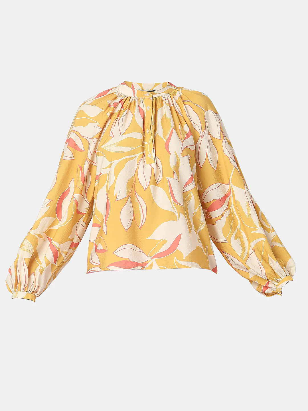 Yellow Printed Top - Image 7