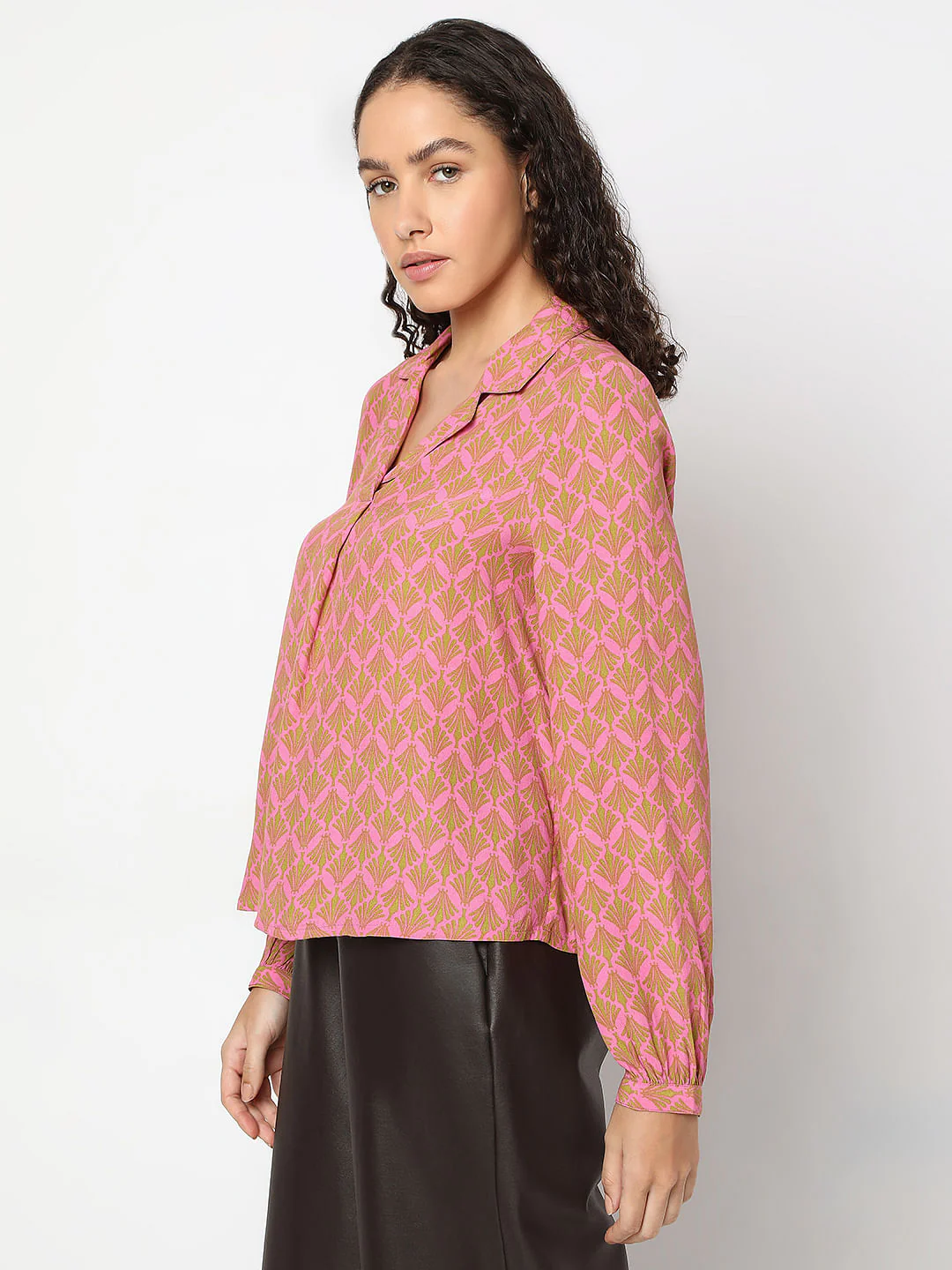 Pink Printed Shirt - Image 3