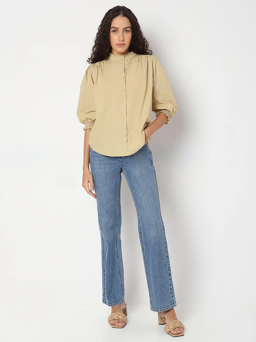 Beige Cotton Top - Image 5
