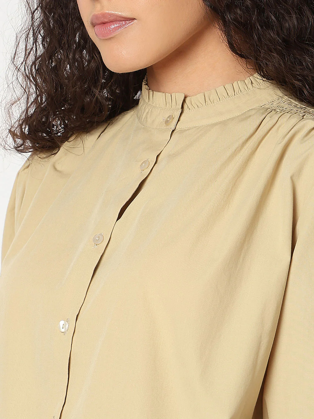 Beige Cotton Top - Image 8